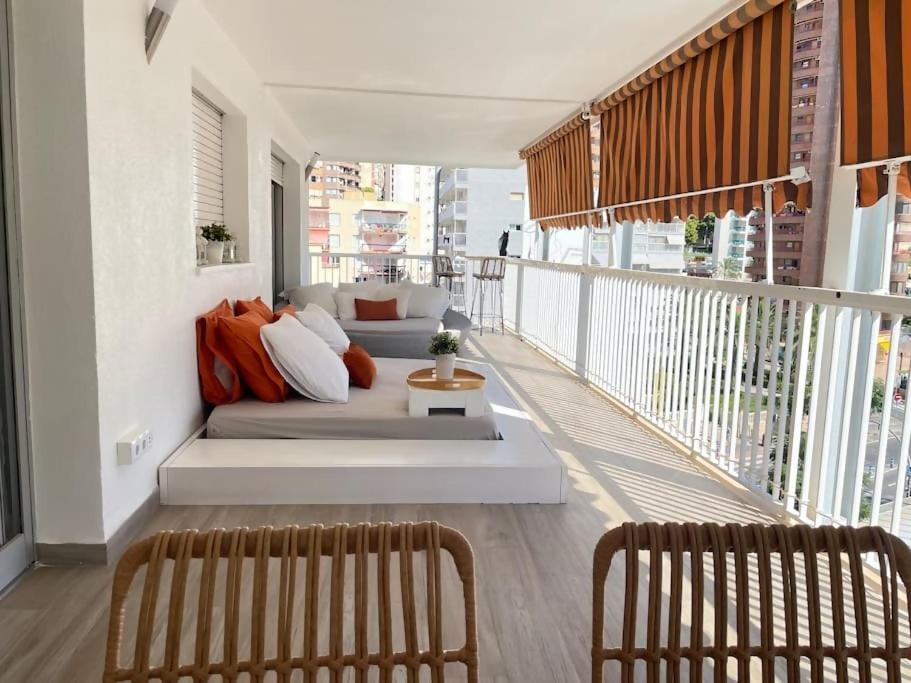 Apartamento Noir Fabulosa Terraza Con Vistas Al Mar 2hb Benidorm