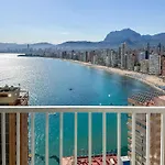 Balcón Al Mediterráneo Y Skyline De Benidorm