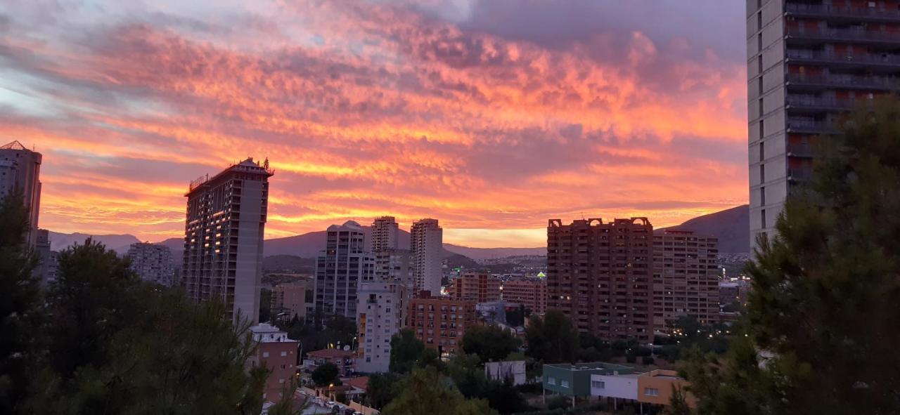 Puesta De Sol Rosa Pensión