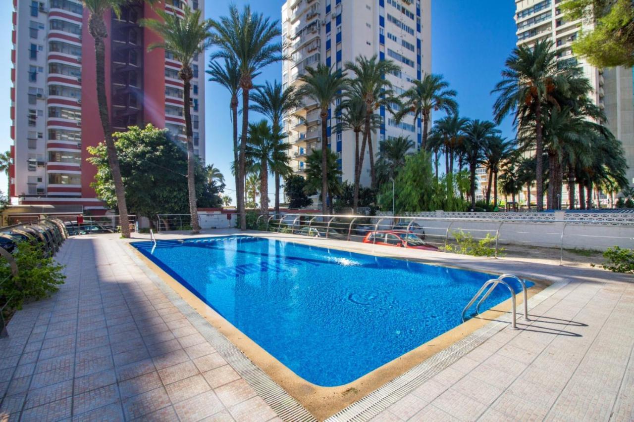 Apartamento Benidorm, Damas, Primera Línea De Playa De Levante *