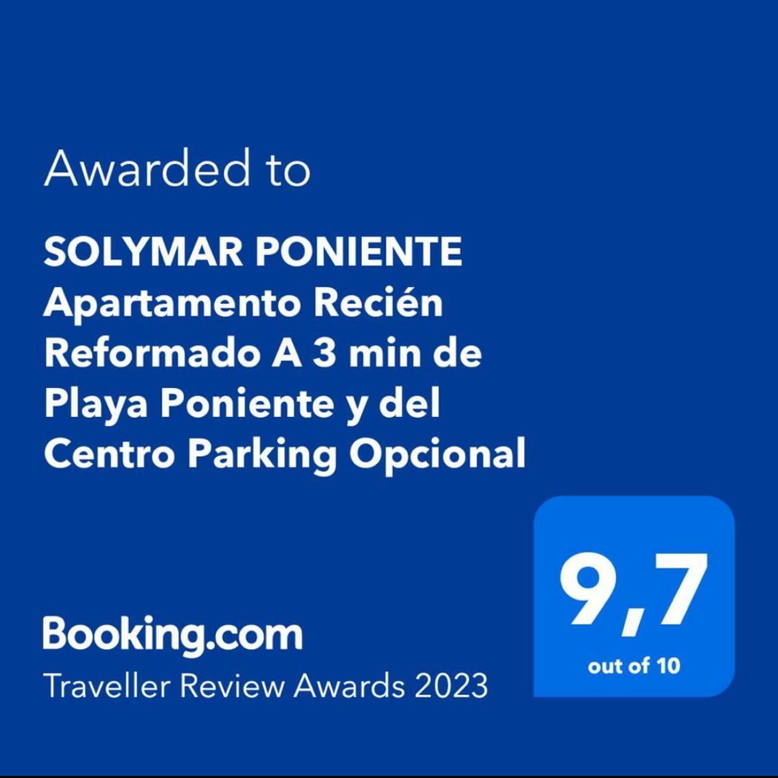 Solymar Poniente Recién Reformado A 3 Min De Playa Poniente Y Del Centro Parking Opcional Apartamento Benidorm