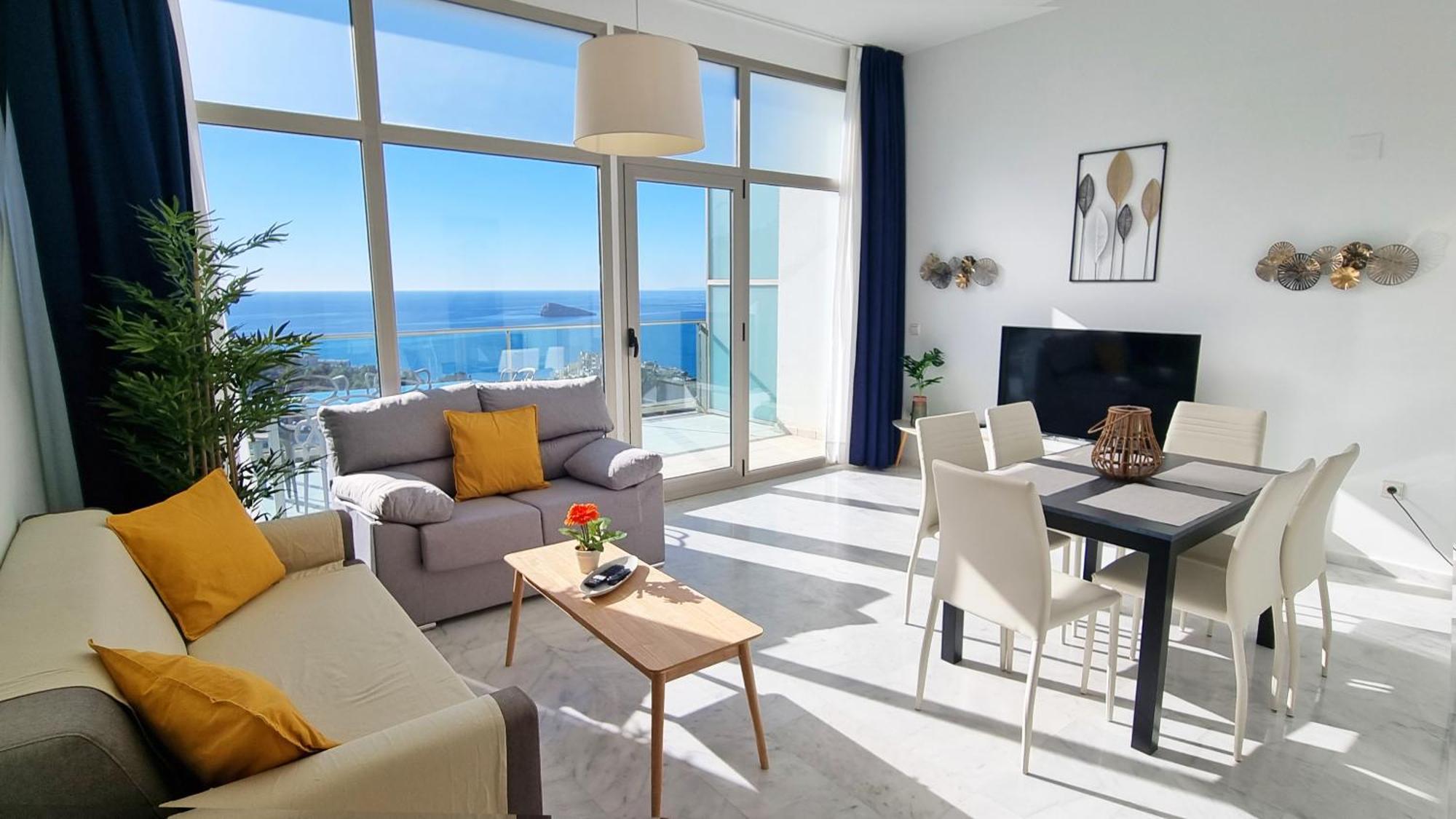 Gran Terraza Privada Con Vistas Al Mar - Planta 30 * Benidorm