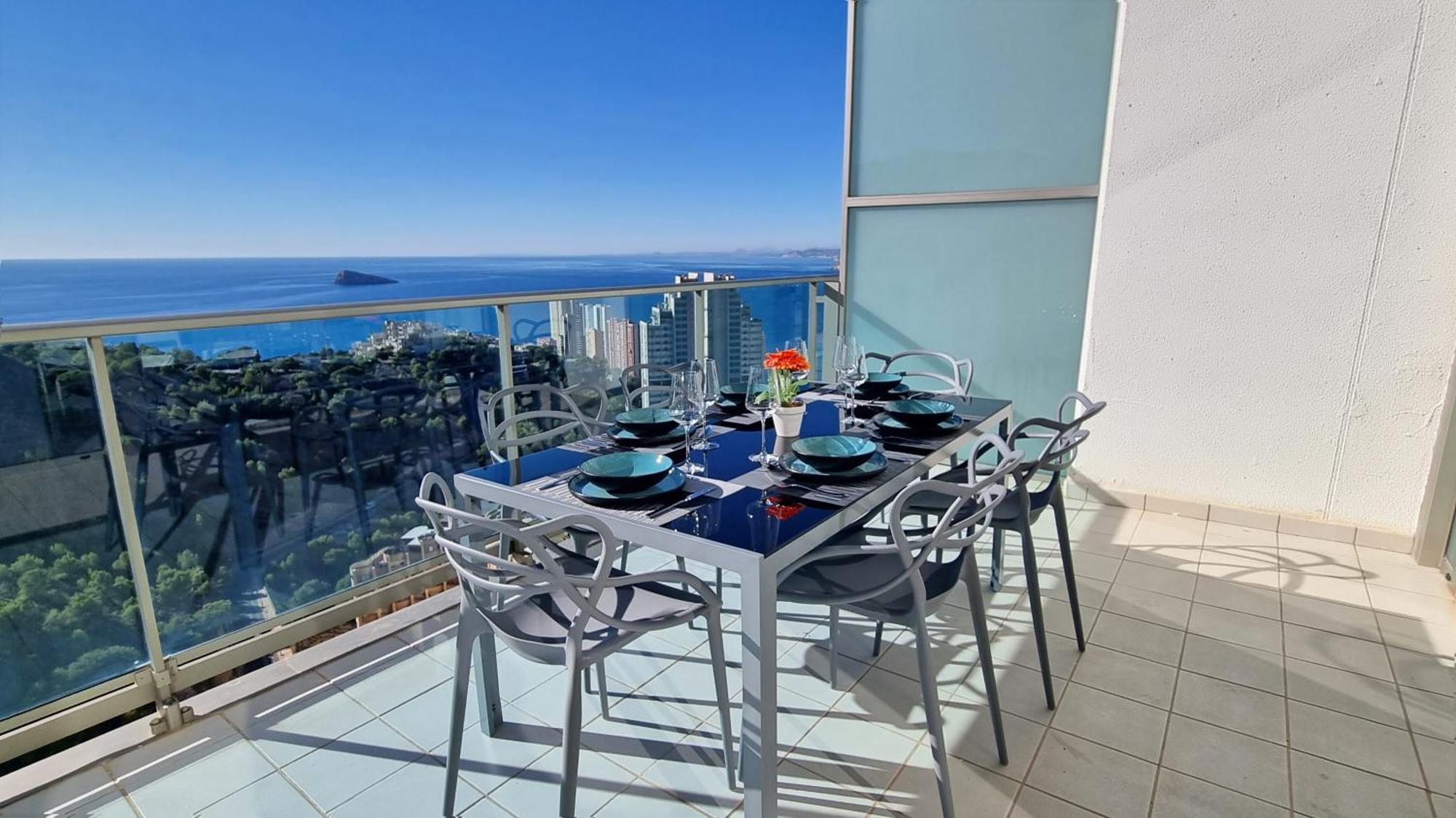 Gran Terraza Privada Con Vistas Al Mar - Planta 30 Benidorm
