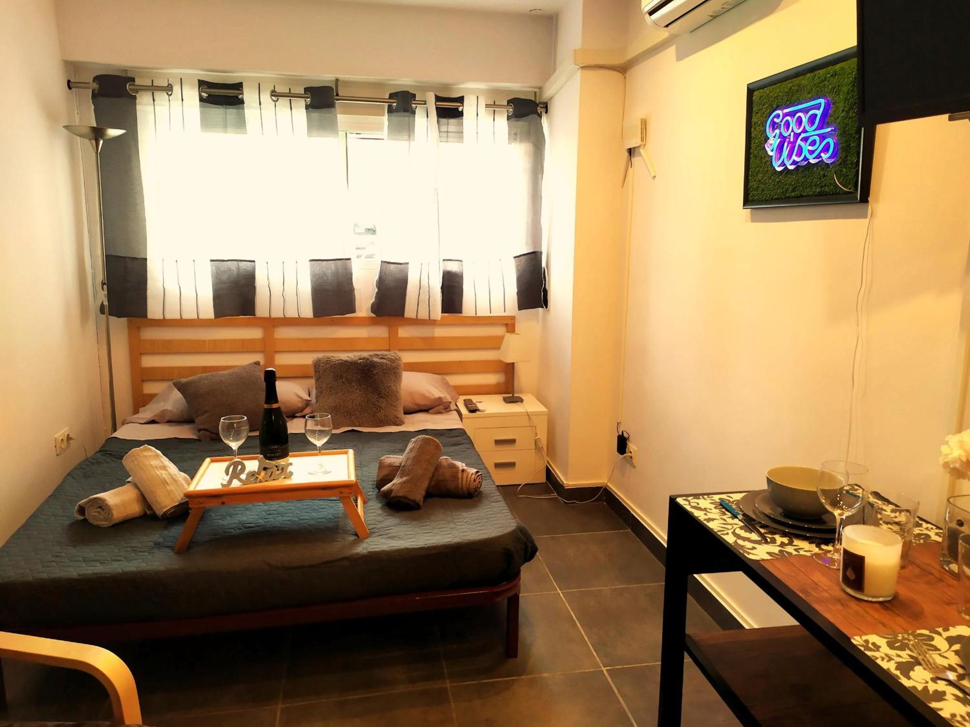 Apartamento Estudio Reformado Y Centrico Con Piscina Y Wifi Acepta Mascotas *