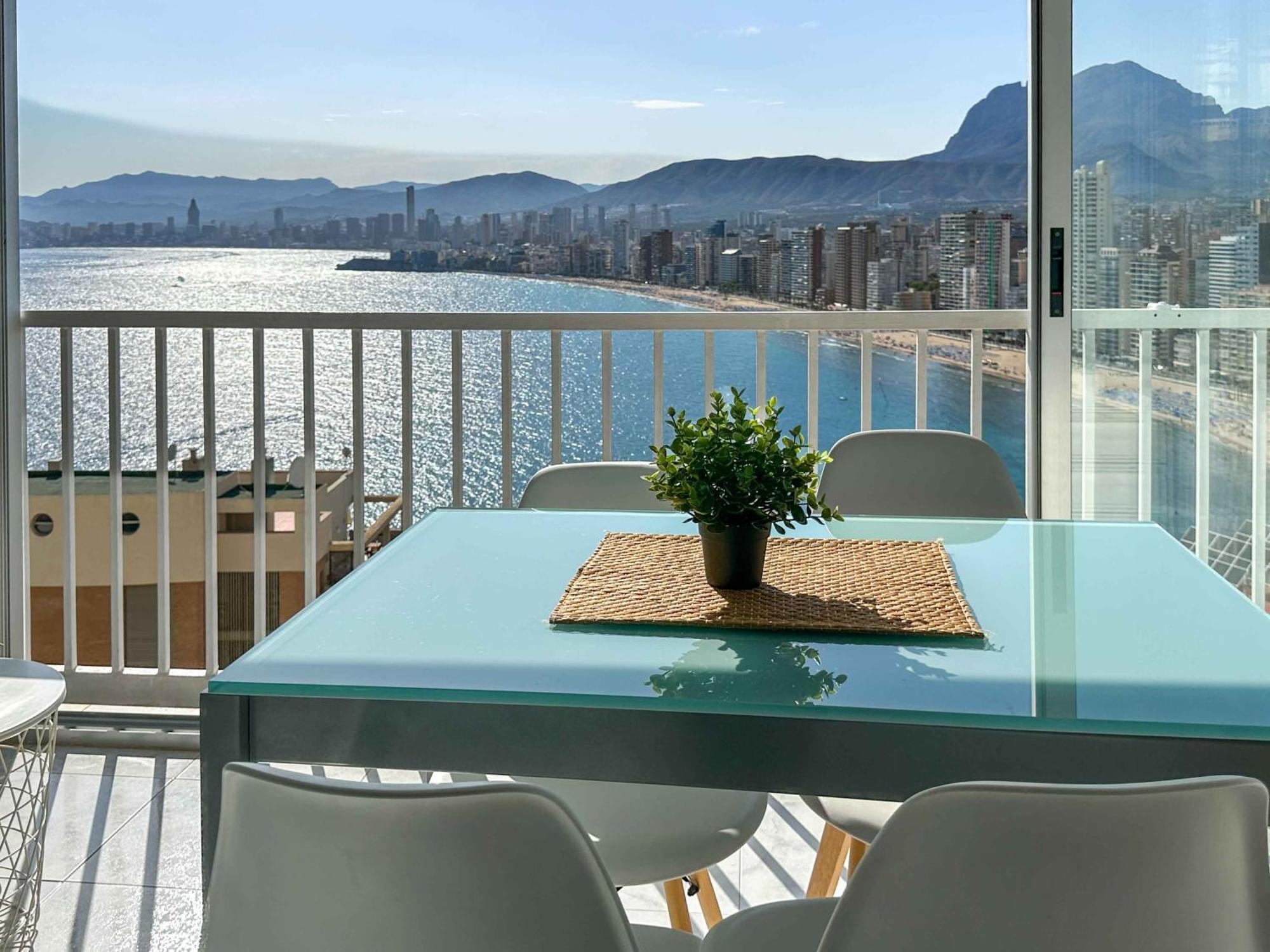 Apartamento Balcón Al Mediterráneo Y Skyline De Benidorm