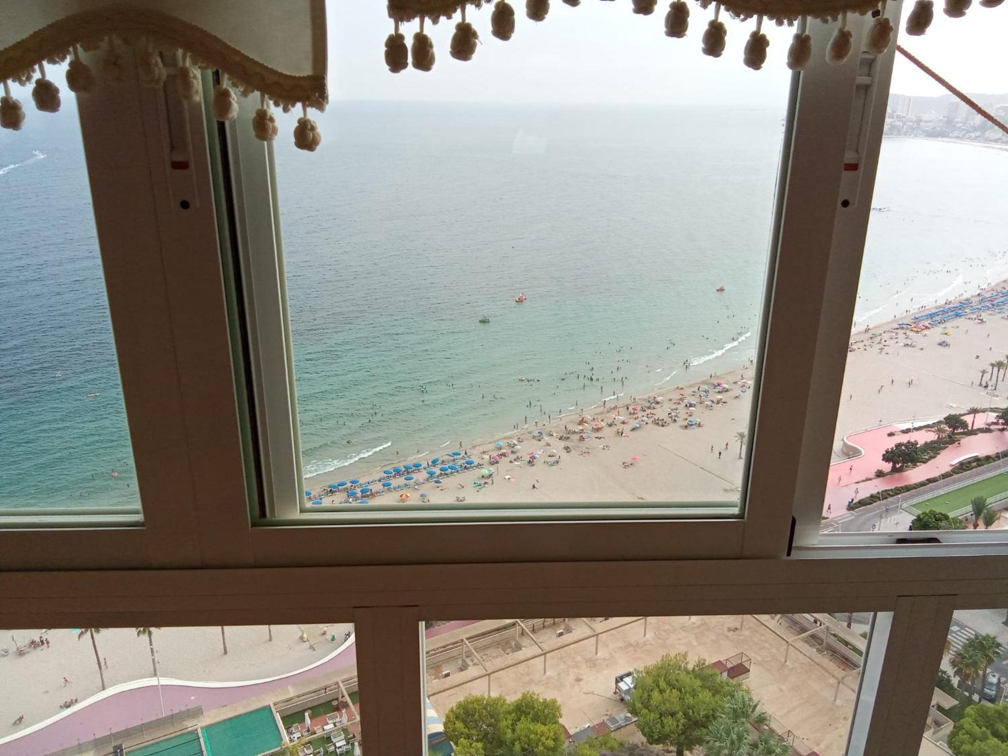Nuevo Apto Balcon De Poniente 1 A Linea Playa Torre 2 Luxe Sm Con Aire, Piscina,jar Vistas Espectaculares Al Mar De Apartamento