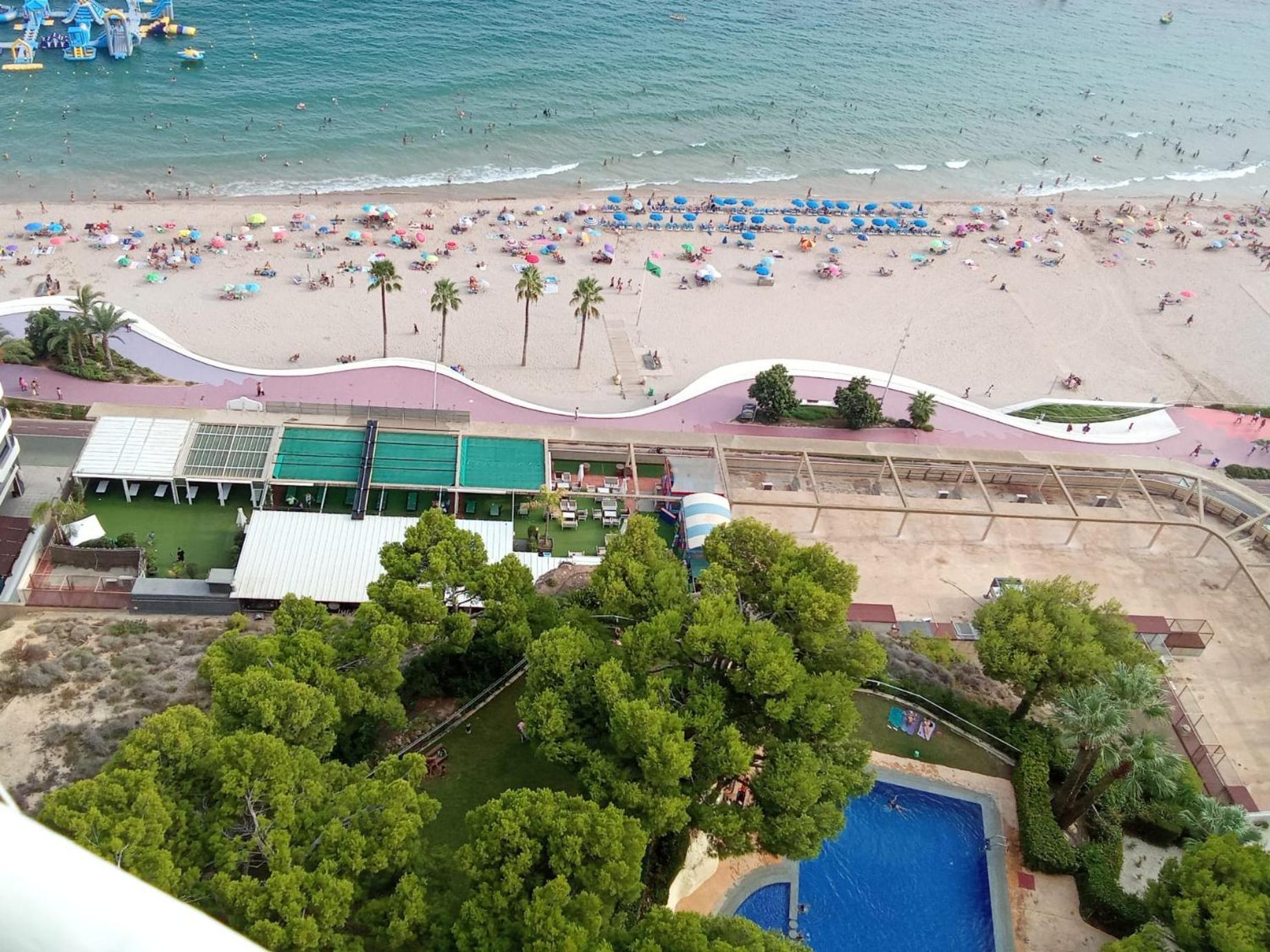 Nuevo Apto Balcon De Poniente 1 A Linea Playa Torre 2 Luxe Sm Con Aire, Piscina,jar Vistas Espectaculares Al Mar De Apartamento