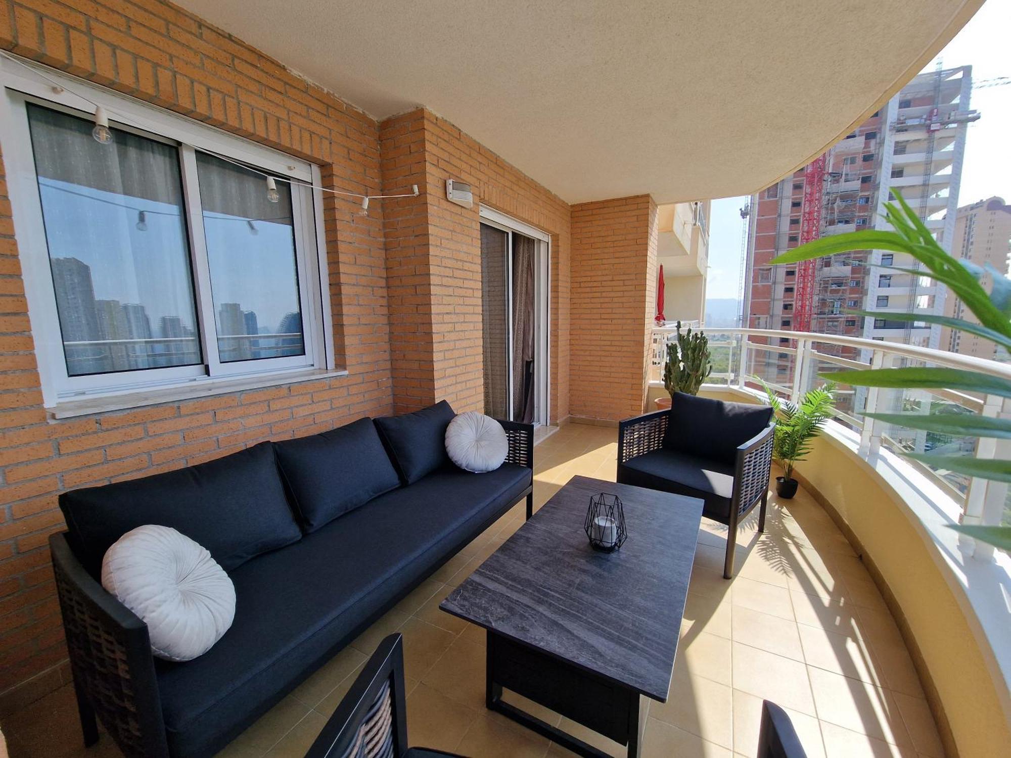 Apartamento с супер видом на море и горы бенидорма