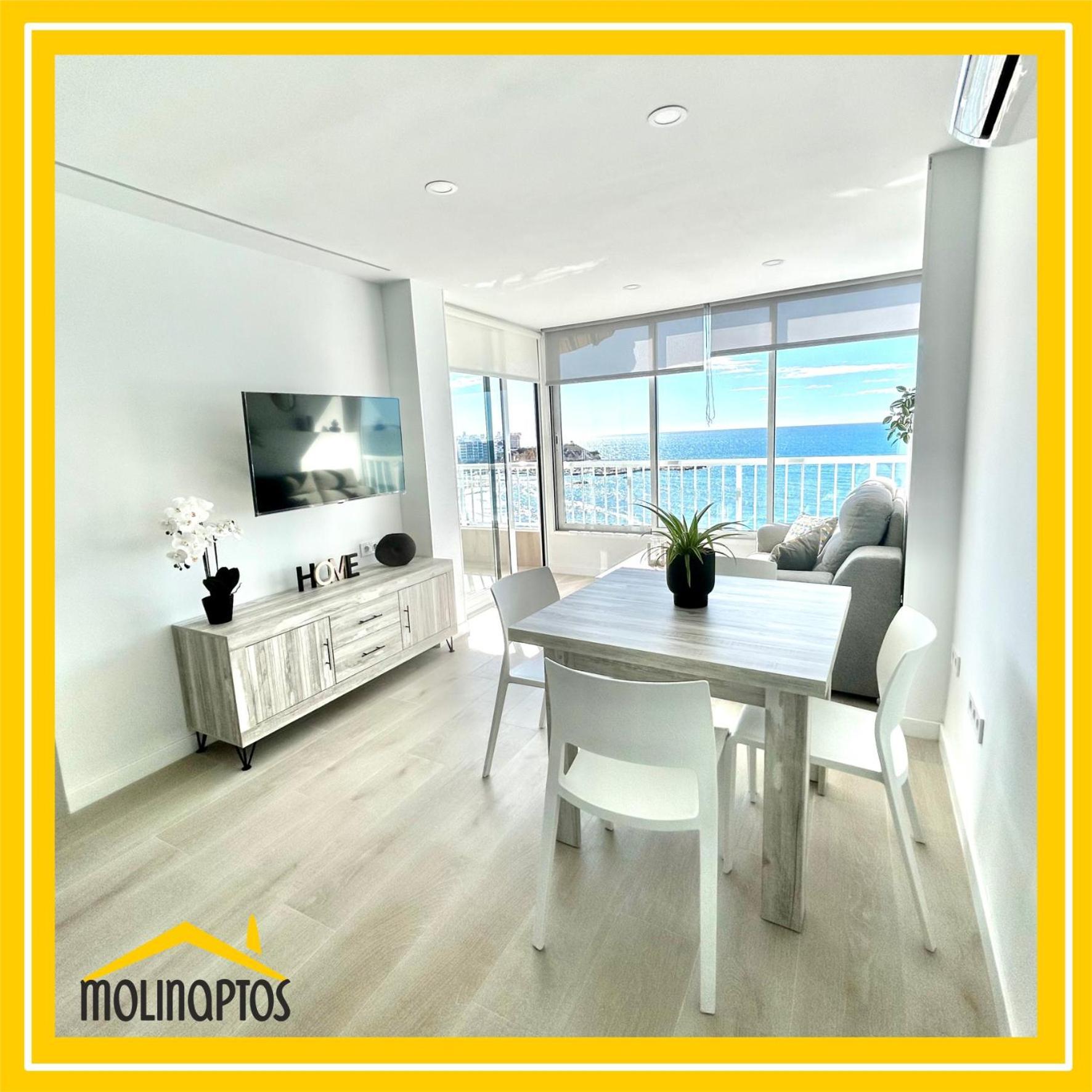 Apartamento Poniente 8 En Primera Línea De Playa By Molinaptos Benidorm