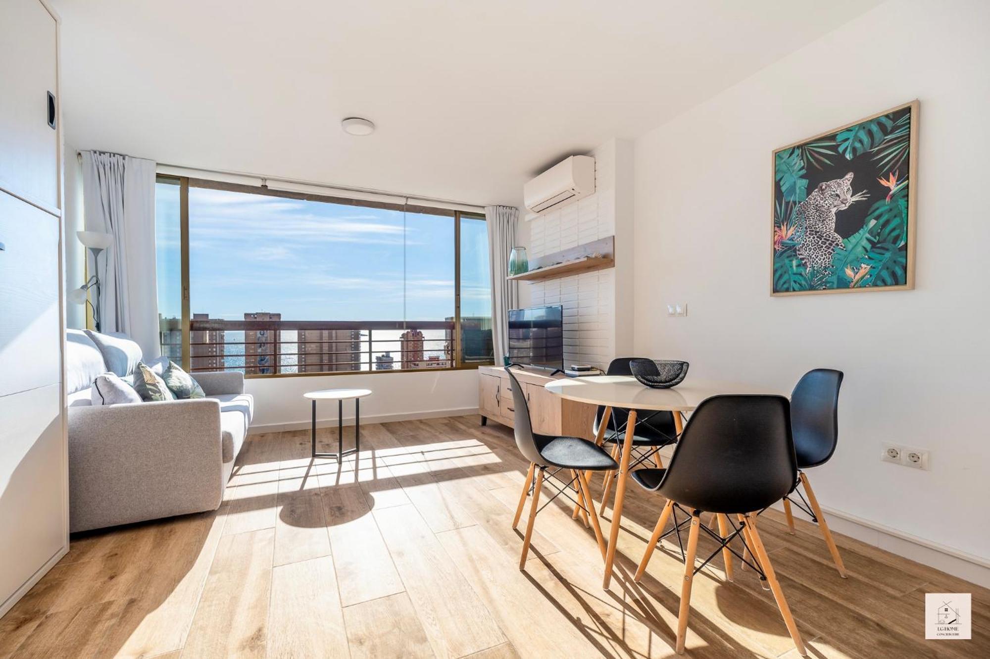 Mael Avec Piscine Et Jolie Vue Apartamento Benidorm