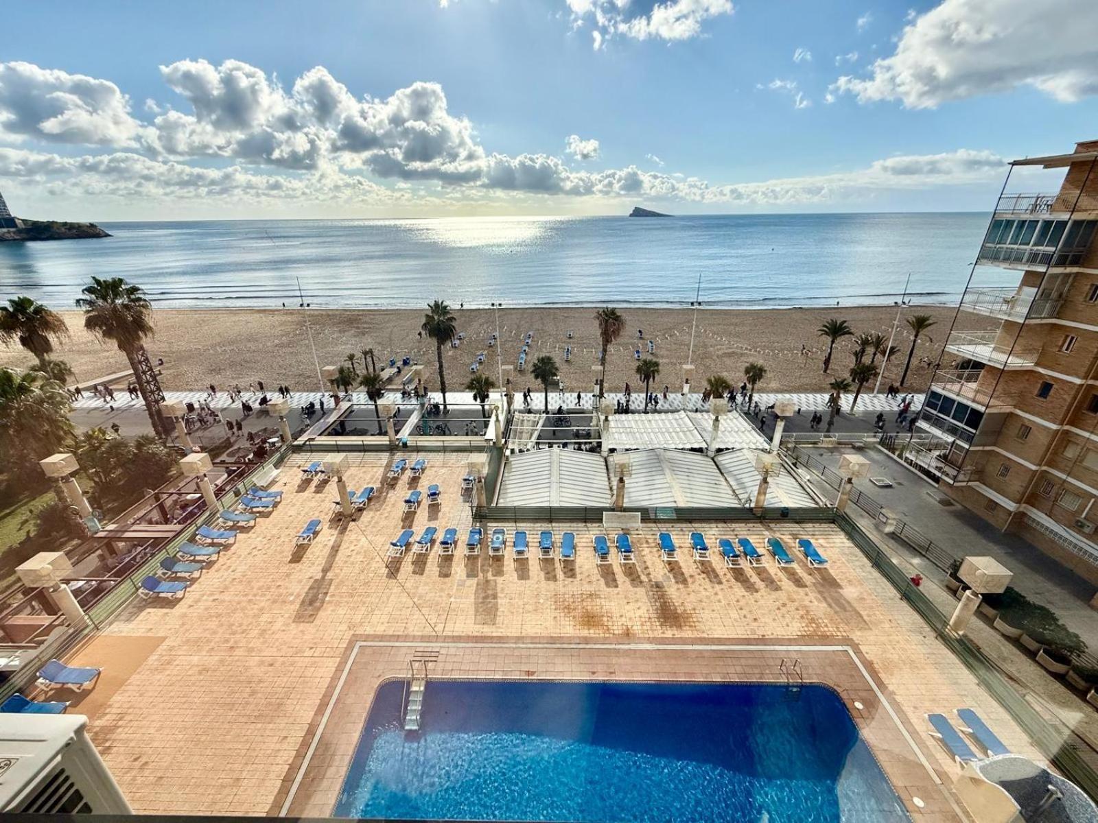 Santa Margarita, Primera Linea De Playa Con Piscina Benidorm