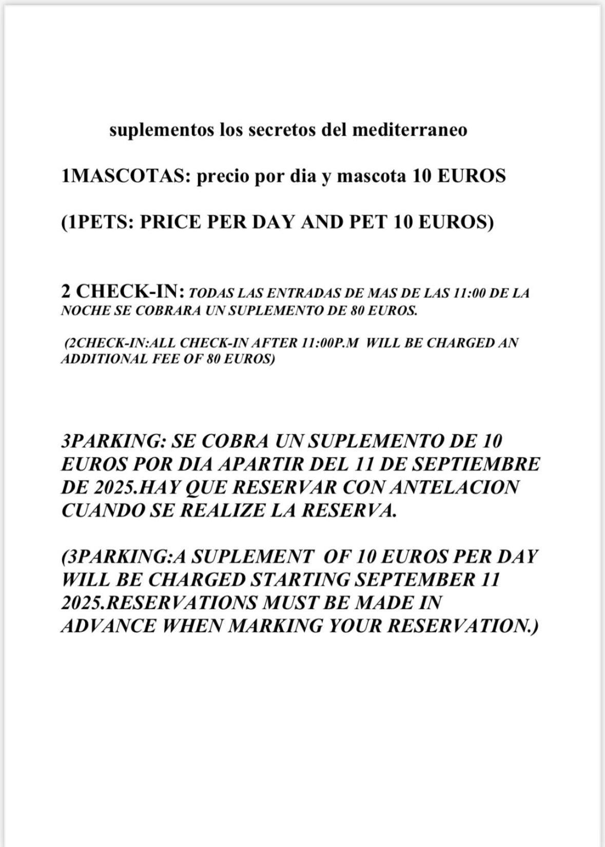 Secretos Del Mediterraneo Apartamento