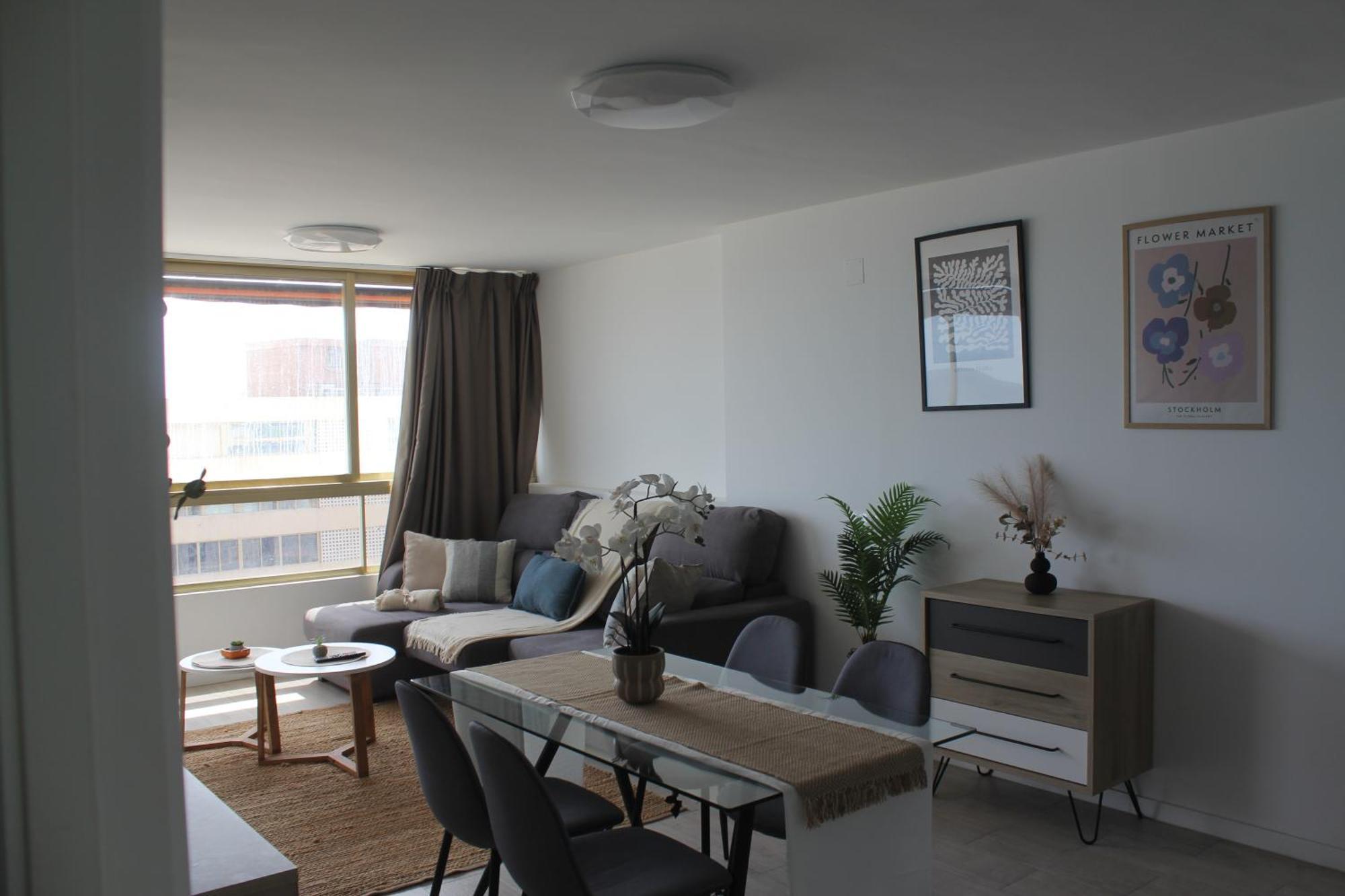 Ensueno 1a Linea Playa Poniente 6 Pax Parking Wifi Y Ac Apartamento