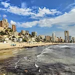 Esmeralda, Benidorm Poniente, 1st line, frontal seaview, 2 bedroom apartment, Ocean Terrace