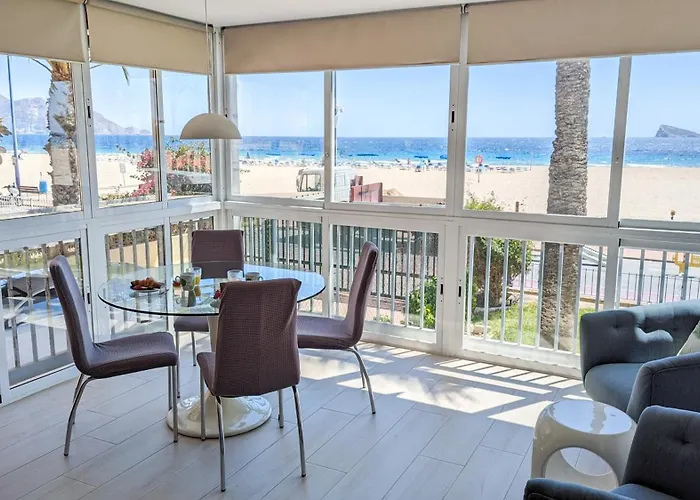 Esmeralda, Benidorm Poniente, 1st line, frontal seaview, 2 bedroom apartment, Ocean Terrace