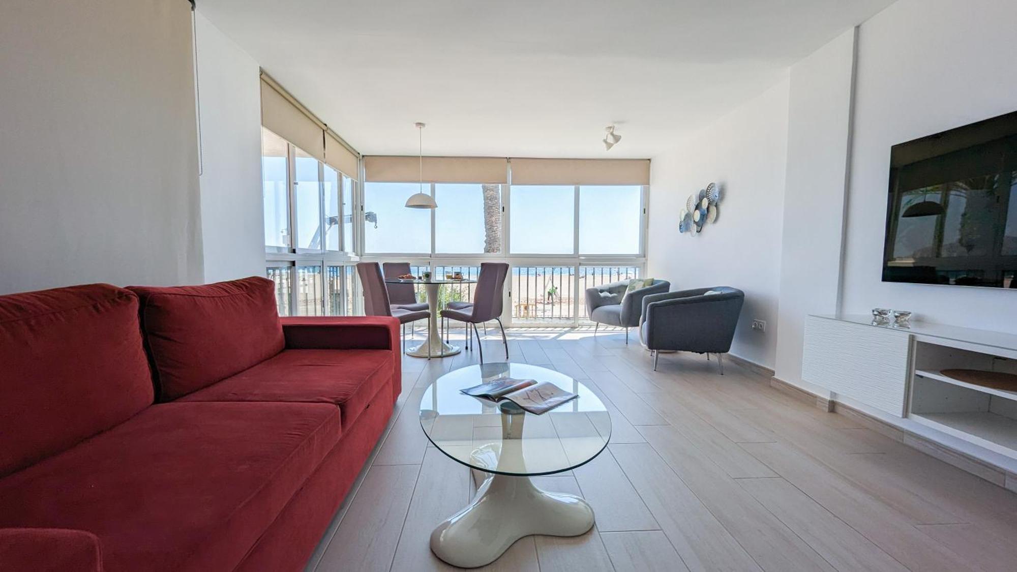 Esmeralda, Poniente, 1st Line, Frontal Seaview, 2 Bedroom Apartment, Ocean Terrace