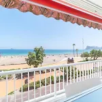 Luxury Primerisima Linea Playa Poniente Benidorm Con 6,5 Mts De Vistas Frontales Al Mar