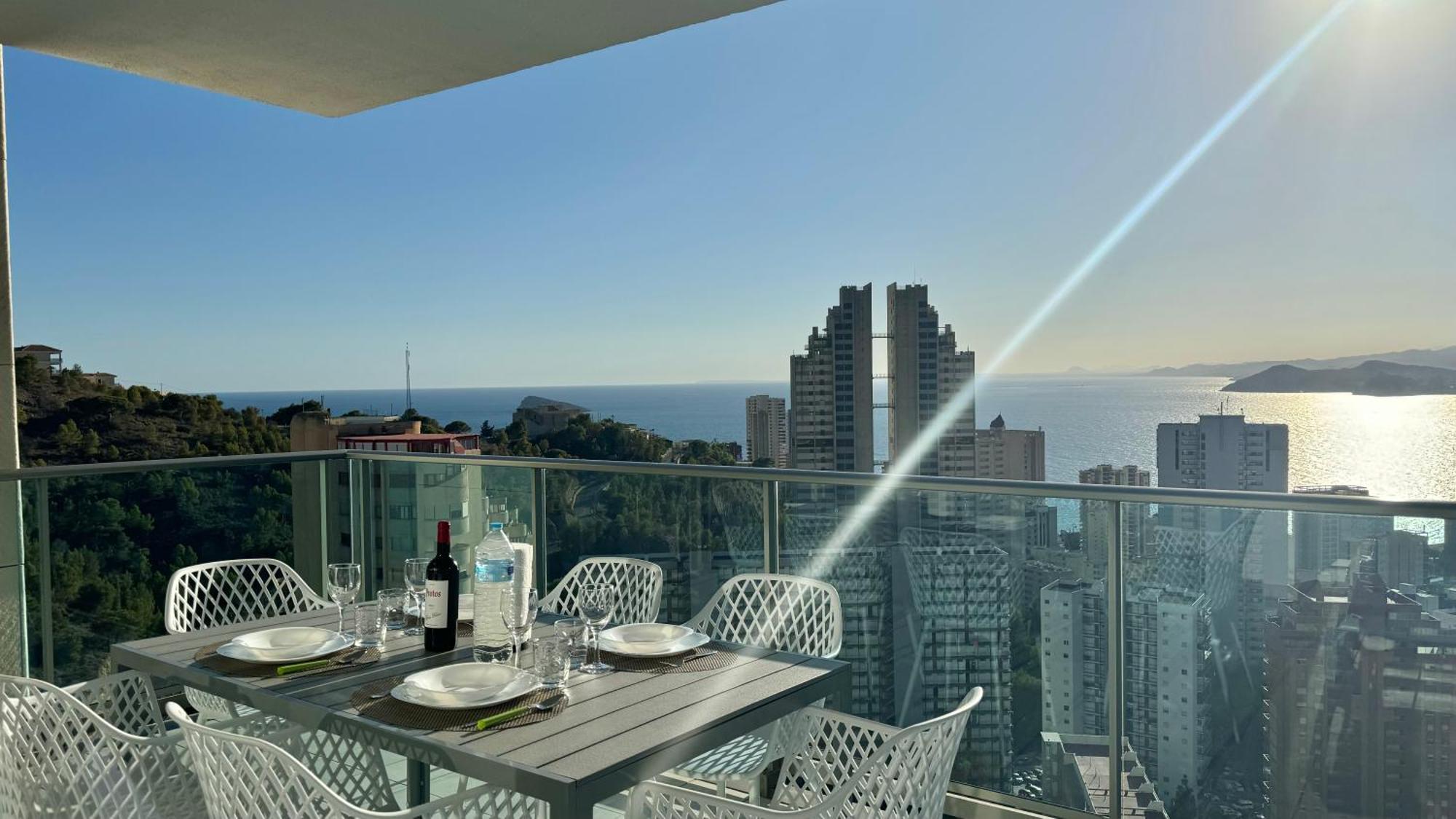 Highrise With Stunning Views From Private Balcony 85 Apartamento Benidorm