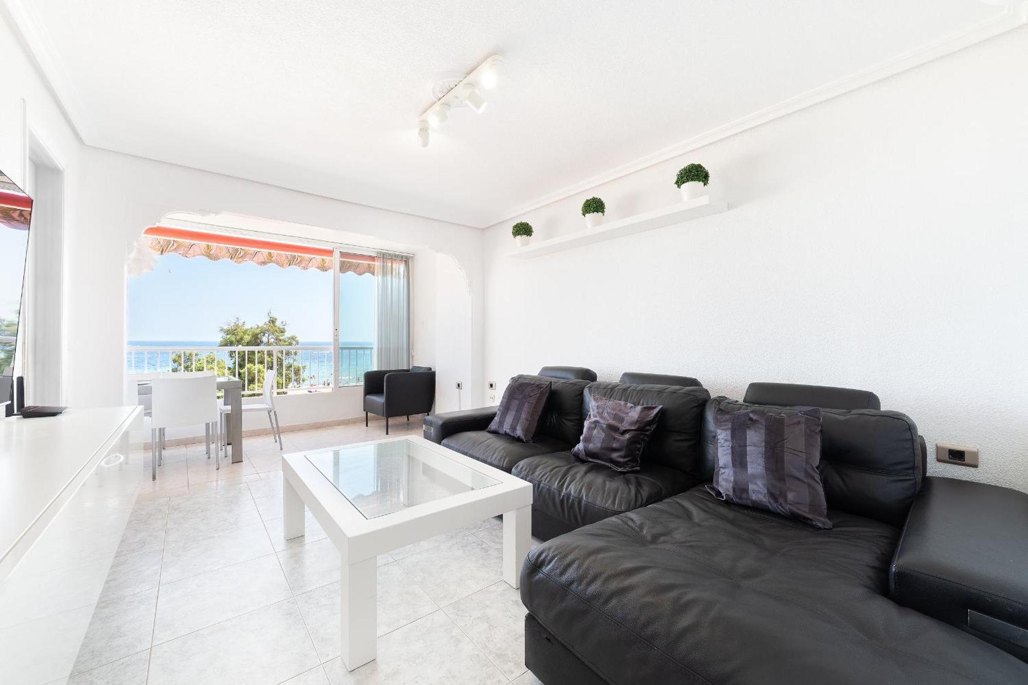 Luxury Primerisima Linea Playa Poniente Con 6,5 Mts De Vistas Frontales Al Mar Apartamento *