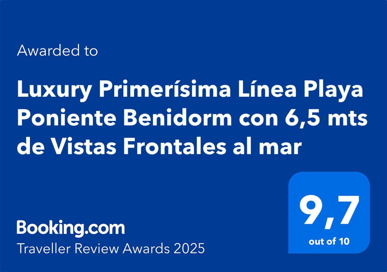 Luxury Primerisima Linea Playa Poniente Con 6,5 Mts De Vistas Frontales Al Mar Apartamento